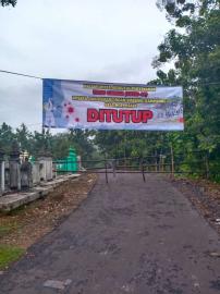 Embung Jlamprong ditutup sementara